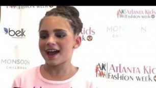 'Atlanta Kids Fashion Week interview'