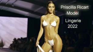 'Priscilla Ricart Sexy Lingerie Bikini 2022 | Miami Swim Week  ( Exhibition ) HD Brazilian model'