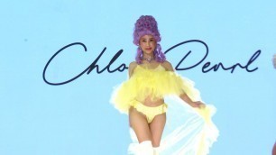 'CHLOE PEARL 4K / Lingerie Fashion Show / NYFW February 22 / Runway 7'