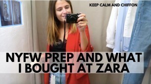 'ZARA FALL 2018 TRY-ON AND PREPARING FOR NYFW | Keep Calm and Chiffon'