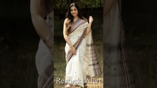 'Kundhavi Saree #fashion #beautiful #ootd #knotnthreads #copperzari #trendingshorts #trendingvideo'