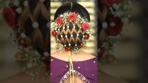 'wedding saree fashion | saree fashion with beautiful hair style | 5star fashion #5starfashion'