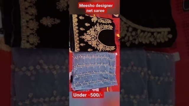 'what I ordered from meesho#shorts #ytshorts #meeshohaaul #saree #fashion #designer'