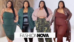 'FASHION NOVA CURVE TRY ON HAUL 2022 | DATE NIGHT / GOING OUT STYLING IDEAS | ChrissyB Styles'