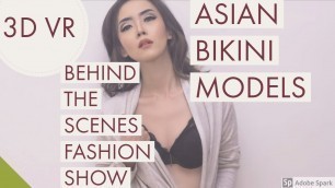 3D 360 VR Asian Models Fashion Show  Cardboard - Oculus - PSVR - Vive - GearVR  - SBS