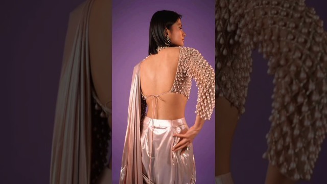 'latest ready to wear saree for girls #forgirl #readytowear #saree #fashion #shorts@sparklingstones'