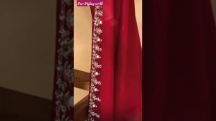'maroon red saree #clothes #saree #fashion #trending #shorts #viralvideo #dhanbad #newcollection'