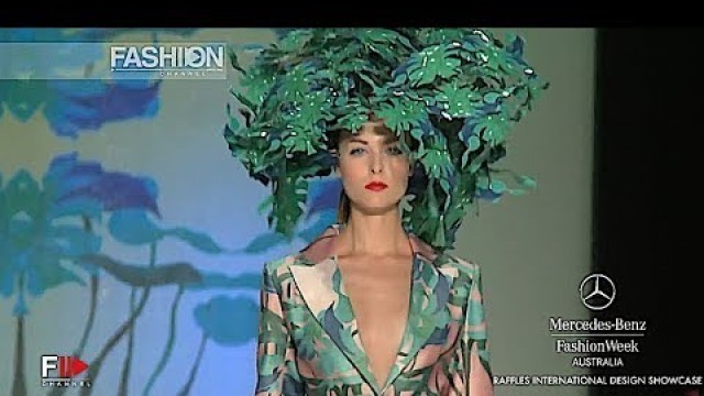 'RAFFLES Intl. DESIGN SHOWCASE Spring Summer 2012 2013 Australian Fashion Week - Fashion Channel'