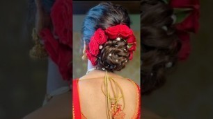 'Red ♥️ saree fashion design with morden style blouse | 5star fashion #5starfashion'