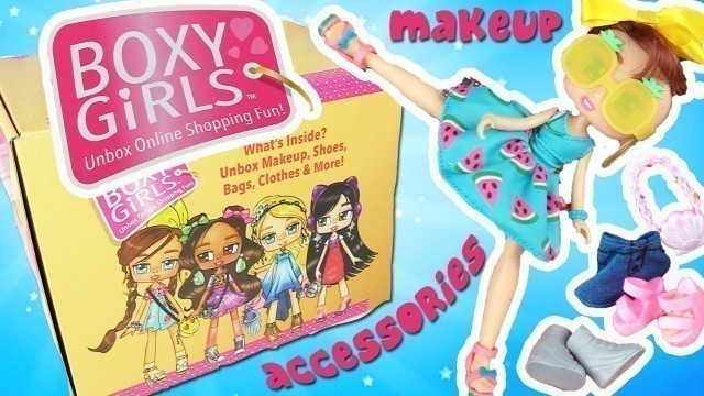 Boxy Girls Dolls Unbox Online Shopping Fun! Includes Makeup, Shoes, Outfits and More