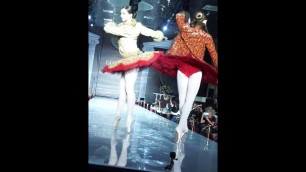 'Russian ballet dancer at the fashion show VikaTsiganova in Moscow, November 19th, 2016'