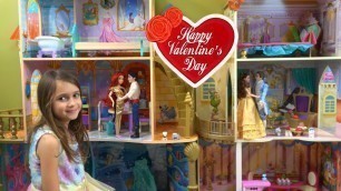 'Princess Belle and Ariel Valentine\'s Day Story with Barbie Shop, Barbie Fashion, Barbie Pets'