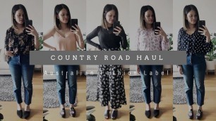 'COUNTRY ROAD HAUL AND TRY ON | Australian Fashion Label | The Issa Edit'