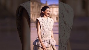 'Deepika Padukone at Paris Fashion week for Louis Vuitton show #deepikapadukone'