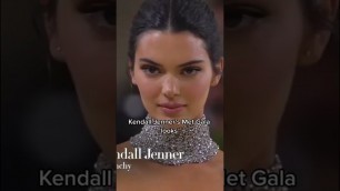 'Kendall Jenner’s Met Gala Looks #kendalljenner #metgala #fashion #style'