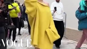 'Celeb Street Style outside the Louis Vuitton Show'