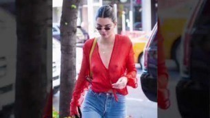 'Kendall Jenner BRALESS moment    PART 1 #Shorts'