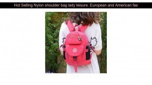 Best Offer Nylon shoulder bag lady leisure. European and American fashion models. Japanese and Kore