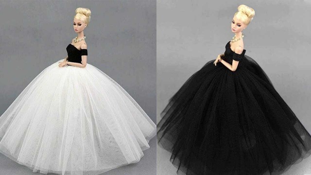 '4 Gorgeous DIY Barbie Doll Dresses 