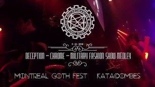Deception / Chrome / Military Fashion Show Medley- Live at Gothfest Montreal 9-22-2018