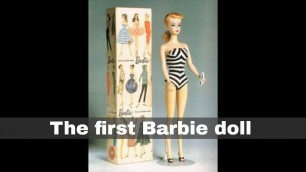 '9th March 1959: Barbie doll introduced at the New York Toy Fair'