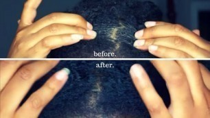 GREY TO BLACK!! NATURAL HAIR COLOR CHANGING SHAMPOO | @MEEKFRO | DEITY AMERICA REVIEW