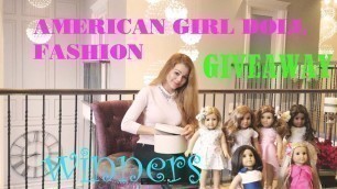 WINNERS ANNOUNCED! AMERICAN GIRL DOLL SPRING FASHION DRESSES GIVEAWAY