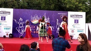 'Russian girl , Russian Fashion Model ,LIVE   Ramp  walk , at friendship celebration  Delhi  2020'