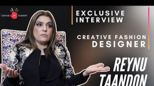 'CREATIVE FASHION DESIGNER || REYNU TAANDON || EXCLUSIVE INTERVIEW WITH IKF || ❤ SHAHRUKH KHAN ❤'