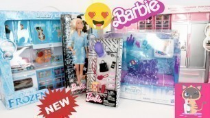 'Barbie Fashionista Double Denim 49 & Barbie Accessories Pack Unboxing Toy Review Doll Collector Ep 1'