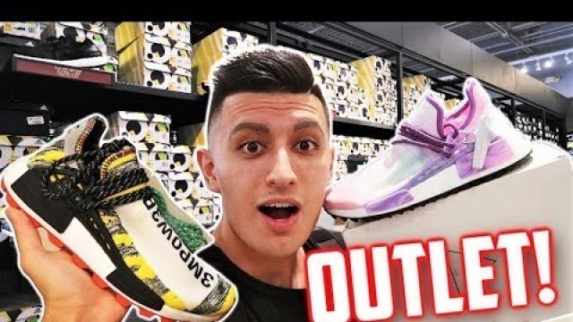 'BEST ADIDAS OUTLET! PHARRELL NMD FOUND! 2 PAIRS!'
