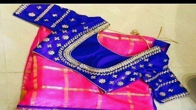 'Blouse Designs For Fancy Sarees | Latest Collection 2016 - 2017'