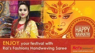 'Let Make Our Festival More Glorious With Handweaving Sarees (19th October) - 18OH'