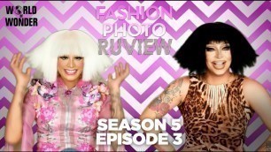 'RuPaul\'s Drag Race Fashion Photo RuView with Raja and Raven: Season 5 Episode 3'