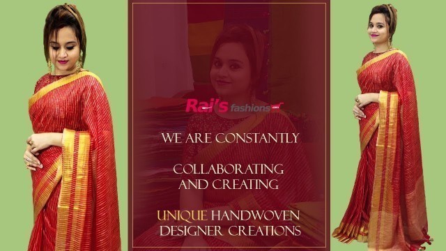 'We Are Constantly Collaborating & Creating Unique Handwoven Designer Creations (22nd November) 20NK'