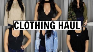 'Try-On CLOTHING Haul | Misguided, Boohoo, Fashion Nova & Forever 21'