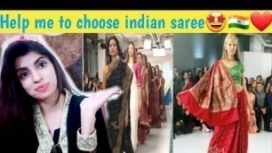 'Pakistani reacts on ||HIC celebrated india day fashion week 17 best sarees of indian  states||