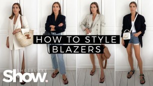 'How To Style Blazers With Fashion Blogger Jessica Skye: Arket, Mango, Zara & More | SheerLuxe Show'