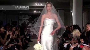 '\"CAROLINA HERRERA\" Spring 2015 Bridal Collection New York by Fashion Channel'