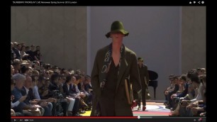 '\"BURBERRY PRORSUM\" LIVE Menswear Spring Summer 2015 London by Fashion Channel'
