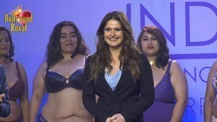 'Zarine Khan As Showstopper For Plus Size India Intimate Parfait Fashion Show SS19 Part-2'