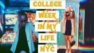 'COLLEGE WEEK IN MY LIFE NYC AS A STUDENT I FASHION INSTITUTE OF TECHNOLOGY'
