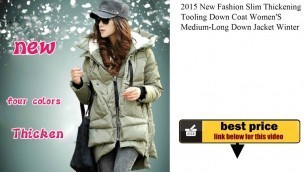 '2015 New Fashion Slim Thickening Tooling Down Coat Women\'S Medium-Long Down Jacket Winter Overcoat'