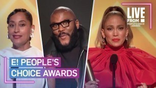 'Tracee Ellis Ross, Tyler Perry & J.Lo\'s Icon Award Speeches | E! People’s Choice Awards'