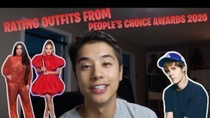 'RATING OUTFITS FROM PEOPLE\'S CHOICE AWARDS 2020'
