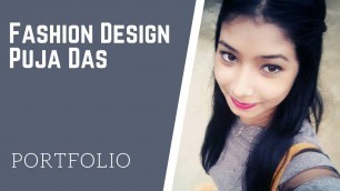 'Fashion Design Portfolio with Puja Das I How to make Fashion Portfolio'