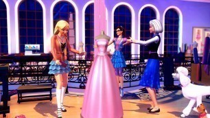 'Barbie: A Fashion Fairytale - \"Get Your Sparkle On\" Millicent\'s new line of dresses'