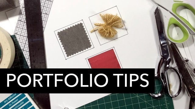 'Portfolio Presentation: Cutting and Mounting Tips, Tricks, and Tools'