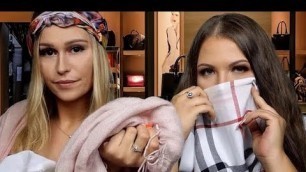 'ASMR | Scarf Store Roleplay | Fabric sounds | Fashion Store | deutsch/german'