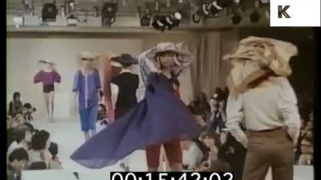 '1970s Karl Lagerfeld Backstage at Paris Fashion Show'